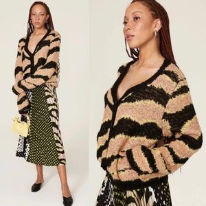 Le Superbe Electric Zebra Cardigan